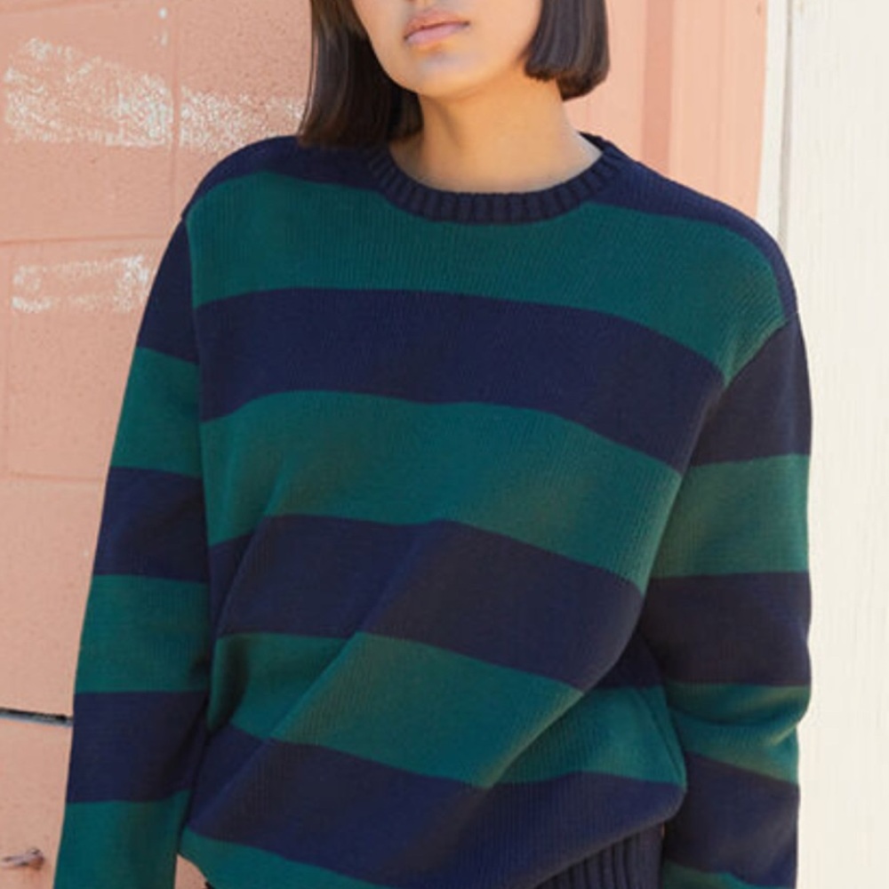 BRANDY MELVILLE - Gently Used Brianna Cotton Thick Stripe Sweater